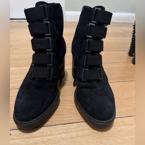 Aquatalia Weatherproof Suede Booties